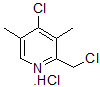 4-chloro-2-(chloromethyl)-3,5-dimethylpyridine hydrochloride