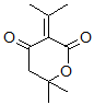 6,6-dimethyl-3-(propan-2-ylidene)dihydro-2H-pyran-2,4(3H)-dione