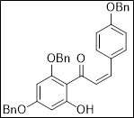 (Z)-1-(2,4-bis(benzyloxy)-6-hydroxyphenyl)-3-(4-(benzyloxy)phenyl)prop-2-en-1-one
